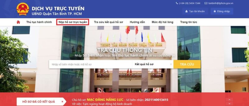 buoc 1 dich vu truc tuyen uy ban nhan dan quan tan binh