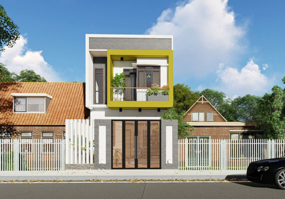 cach tinh dien tich xay dung nha 1 tret 1 lau