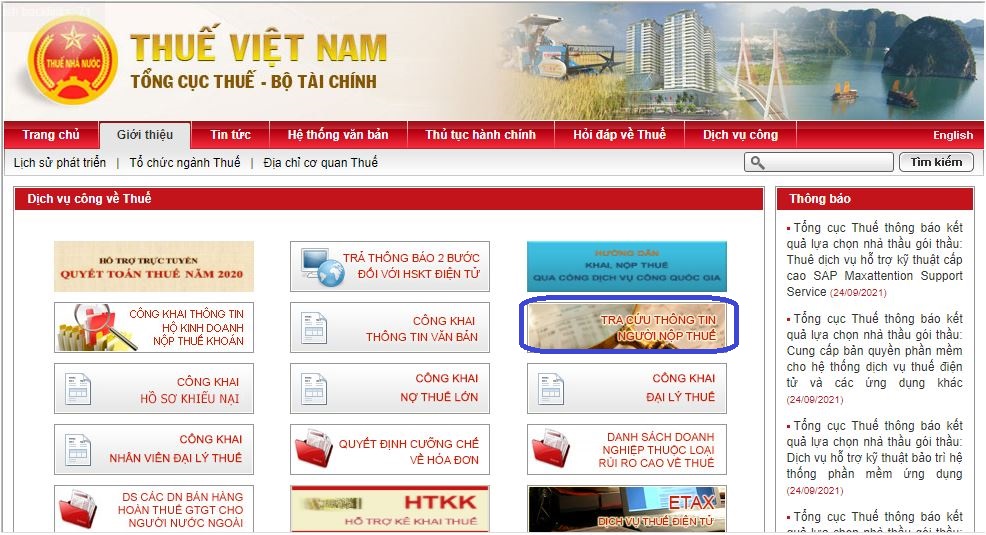 Tra cứu số thẻ căn cước công dân online 4 buoc 3 chon tra cuu thong tin nguoi nop thue