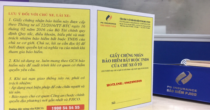 Giấy chứng nhận bảo hiểm trách nhiệm dân sự 2 giay chung nhan bao hiem trach nhiem dan su cua chu xe co gioi la gi