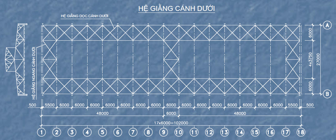 Giằng mái nhà Công Nghiệp 3 he giang canh duoi