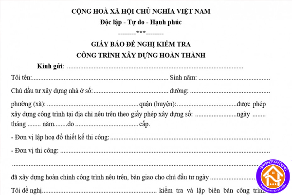 huong dan chi tiet cach xin giay phep hoan cong xay dung 1
