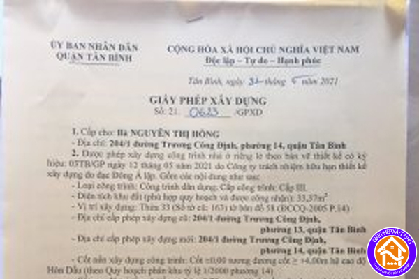 Dịch vụ xin giấy phép xây dựng trọn gói 4 Thuận lợi cho việc hoàn công và sử dụng công trình