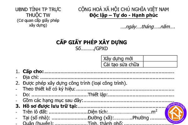 Dịch vụ xin giấy phép xây dựng Quận 1 trọn gói 4 Lệ phí xin giấy phép xây dựng Quận 1