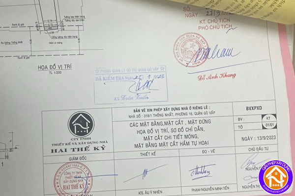 Dịch vụ xin giấy phép xây dựng Quận Gò Vấp trọn gói 3 Hồ sơ xin giấy phép xây dựng Quận Gò Vấp trọn gói