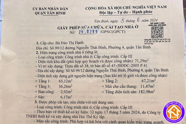 Dịch Vụ Làm Giấy Tờ Nhà Đất Quận Tân Phú – Giải Pháp Pháp Lý Uy Tín Từ Giấy Phép Xây Dựng 4 Xin giấy phép xây dựng, hoàn công